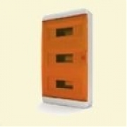 Щит пластиковый ЩРНп-36 IP40 (3 ряда) "BOX" (прозрачная оранжевая дверца)