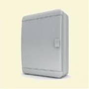 Щит пластиковый ЩРНп-24 (2 ряда) IP65 "BOX" (непрозрачная белая дверца)