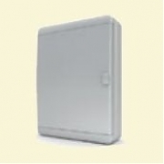 Щит пластиковый ЩРНп-54 (3 ряда) IP65 "BOX" (непрозрачная белая дверца)